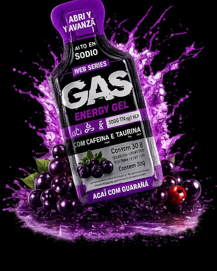 GAS de PIQUE sabor Açaí con Guaraná